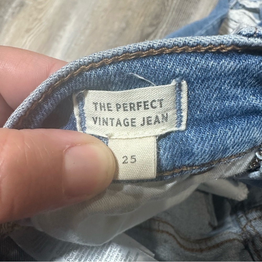 Madewell The Perfect Vintage Jean in Denman Wash size 25 - Picture 8 of 11